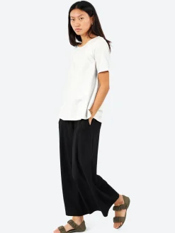 Neirami - Jersey A-Line Shirt in Rice