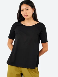 Neirami - Jersey A-Line Shirt in Nero