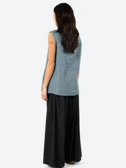 Neirami - Lino Soft Tank Top in Shadow