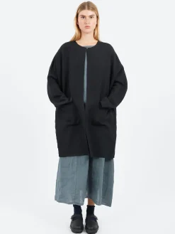 Neirami - Over Cardigan Pocket in Nero