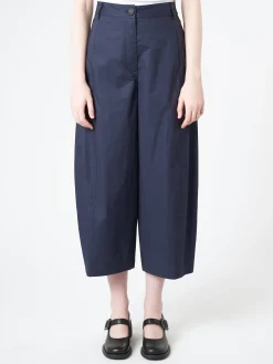 Neirami - Stitched Trousers in Blu