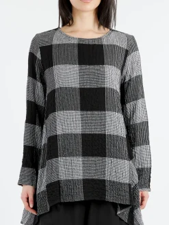 Neirami - T005 Flared Blouse in White