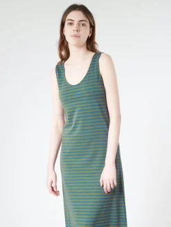 Neirami - Tank Top Long Dress in Frantoio