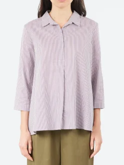 Neirami - V-Neck Blouse in Riga Iris