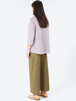 Neirami - V-Neck Blouse in Riga Iris