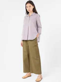 Neirami - V-Neck Blouse in Riga Iris