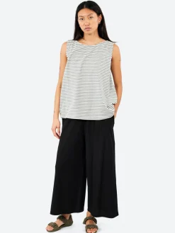 Neirami - Wide Jersey Trousers in Nero