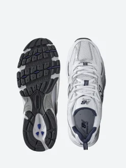 New Balance - 530 in White and Natural Indigo