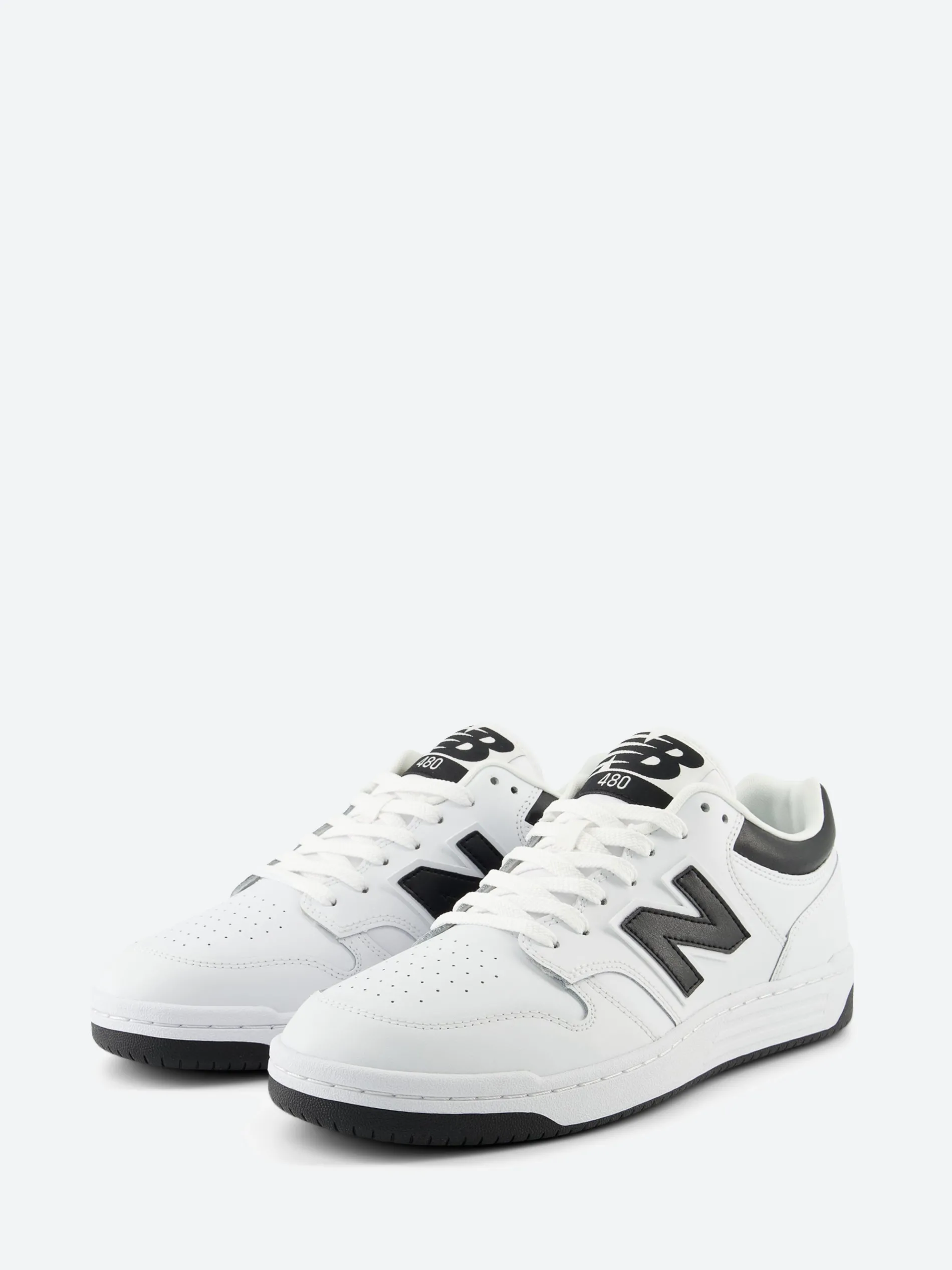 New Balance - 480 in White and Black