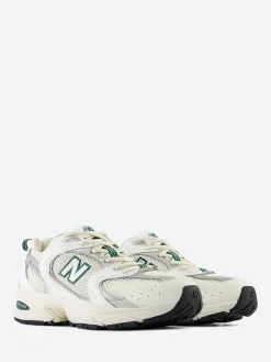 New Balance - 530 in White and Green