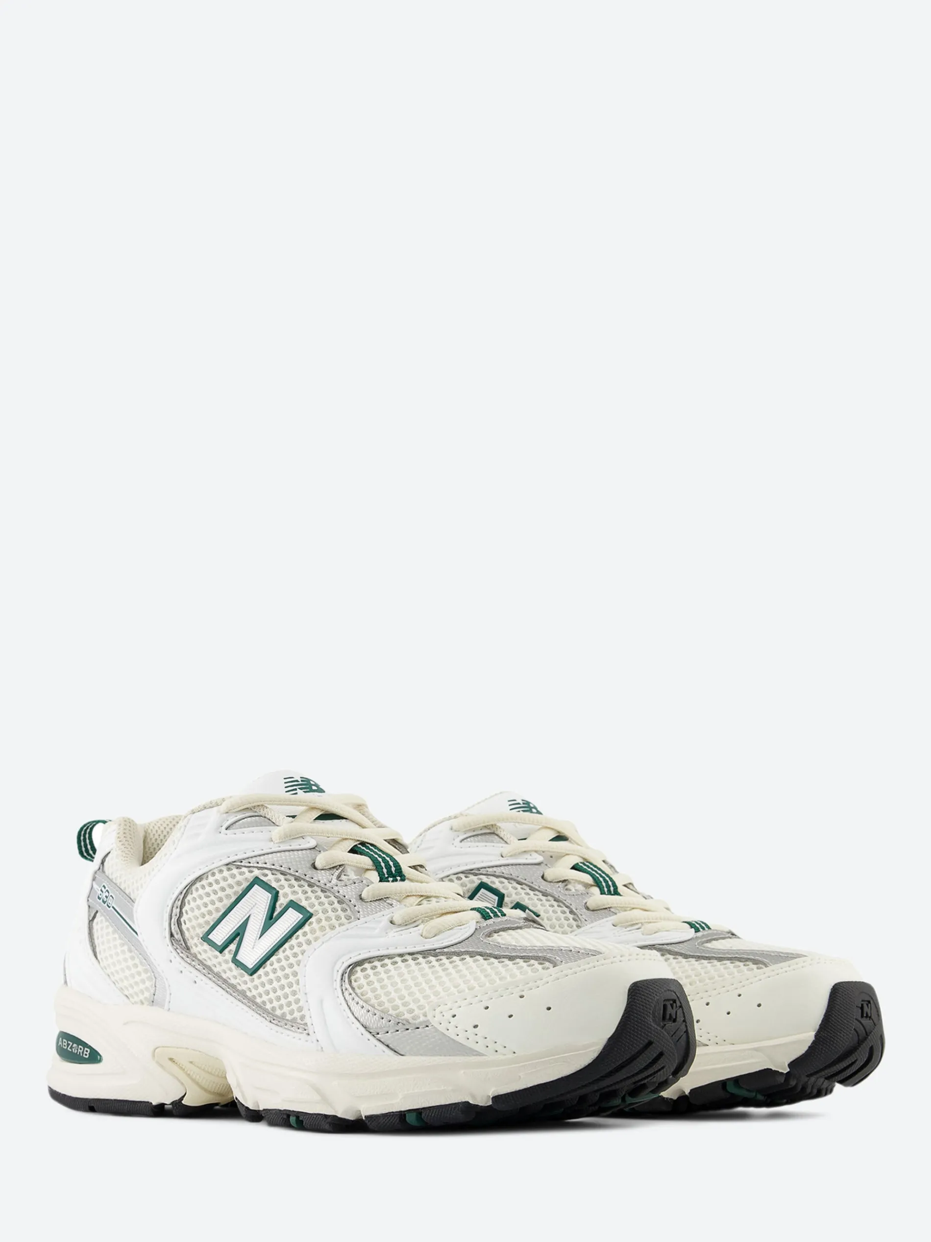 New Balance - 530 in White and Green