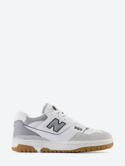 New Balance - 550 in White with Slate