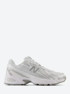 New Balance - 740 in White with Silver Metallic