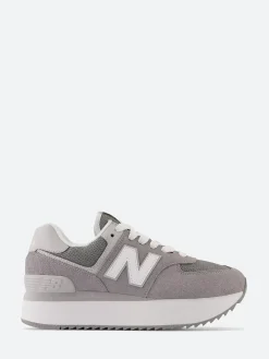 New Balance - 574 Plus in Shadow Grey with Rain Cloud and White