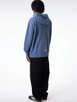 Nigel Cabourn - Army Gym Hoodie in Denim (Blue)
