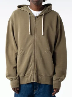 Nigel Cabourn - Army Gym Hoodie in Green
