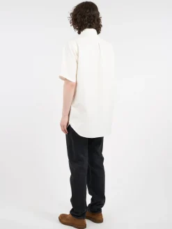 Nigel Cabourn - British Officers S/S Shirt in White