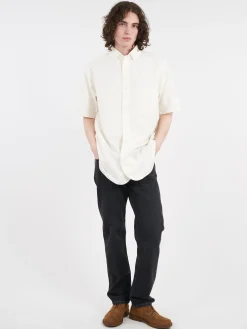 Nigel Cabourn - British Officers S/S Shirt in White