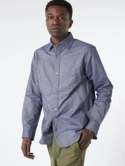 Nigel Cabourn - British Officers Shirt in Navy