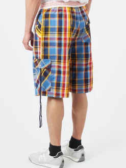 Nigel Cabourn - Original Madras Trading Company Cargo Short in Blue