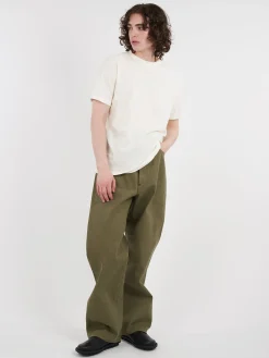 Nigel Cabourn - Railman Denim Pant in Green