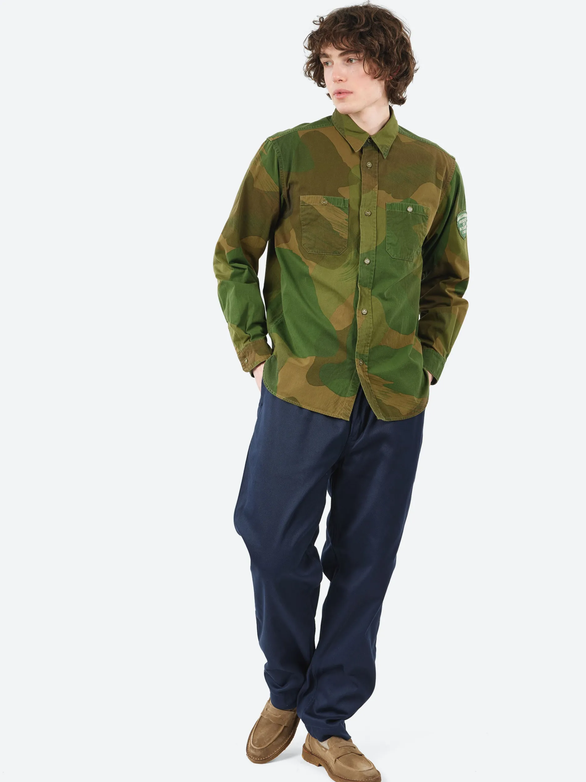 Nigel Cabourn - Utility Shirt in Green