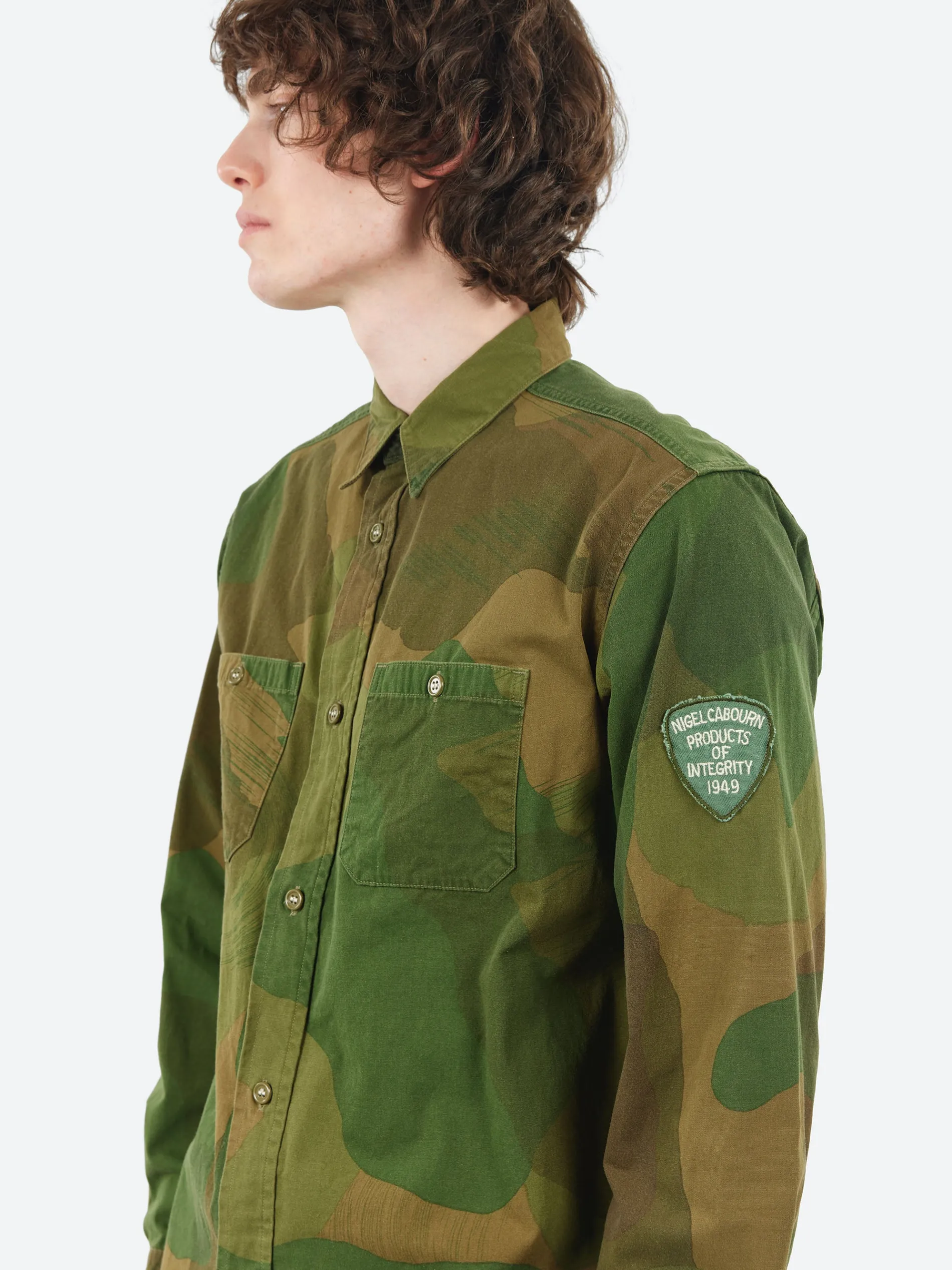 Nigel Cabourn - Utility Shirt in Green