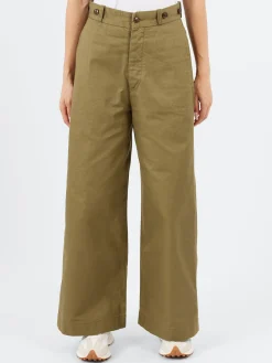 Nigel Cabourn - Wide Chino Pant in Green