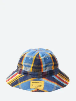 Nigel Cabourn x Original Madras Trading Company - Bucket Hat in Blue