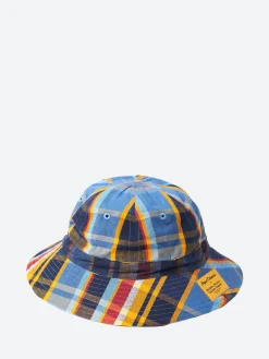 Nigel Cabourn x Original Madras Trading Company - Bucket Hat in Blue