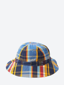 Nigel Cabourn x Original Madras Trading Company - Bucket Hat in Blue