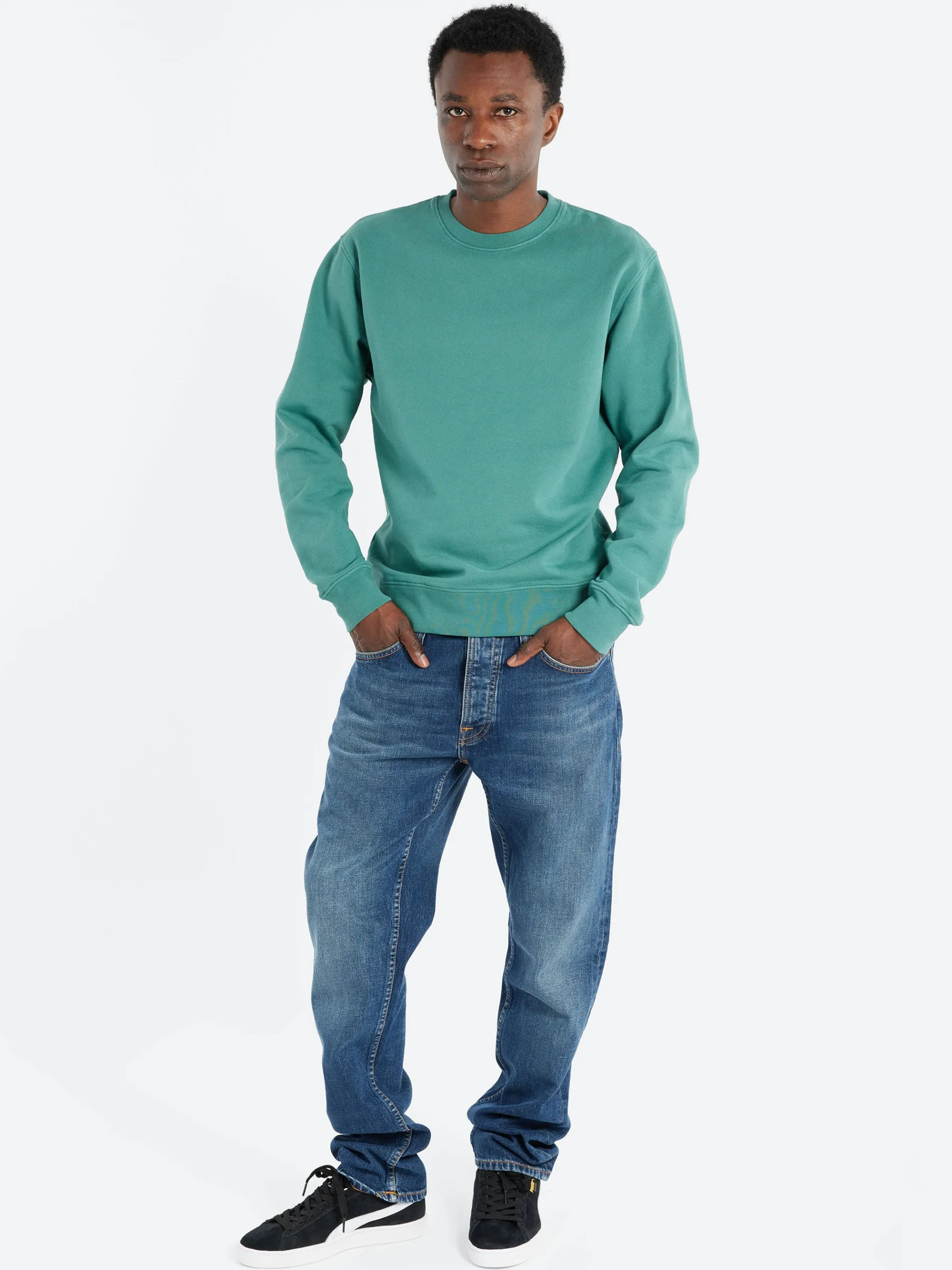 Nudie Jeans - Solid Ollie in Wild Blue