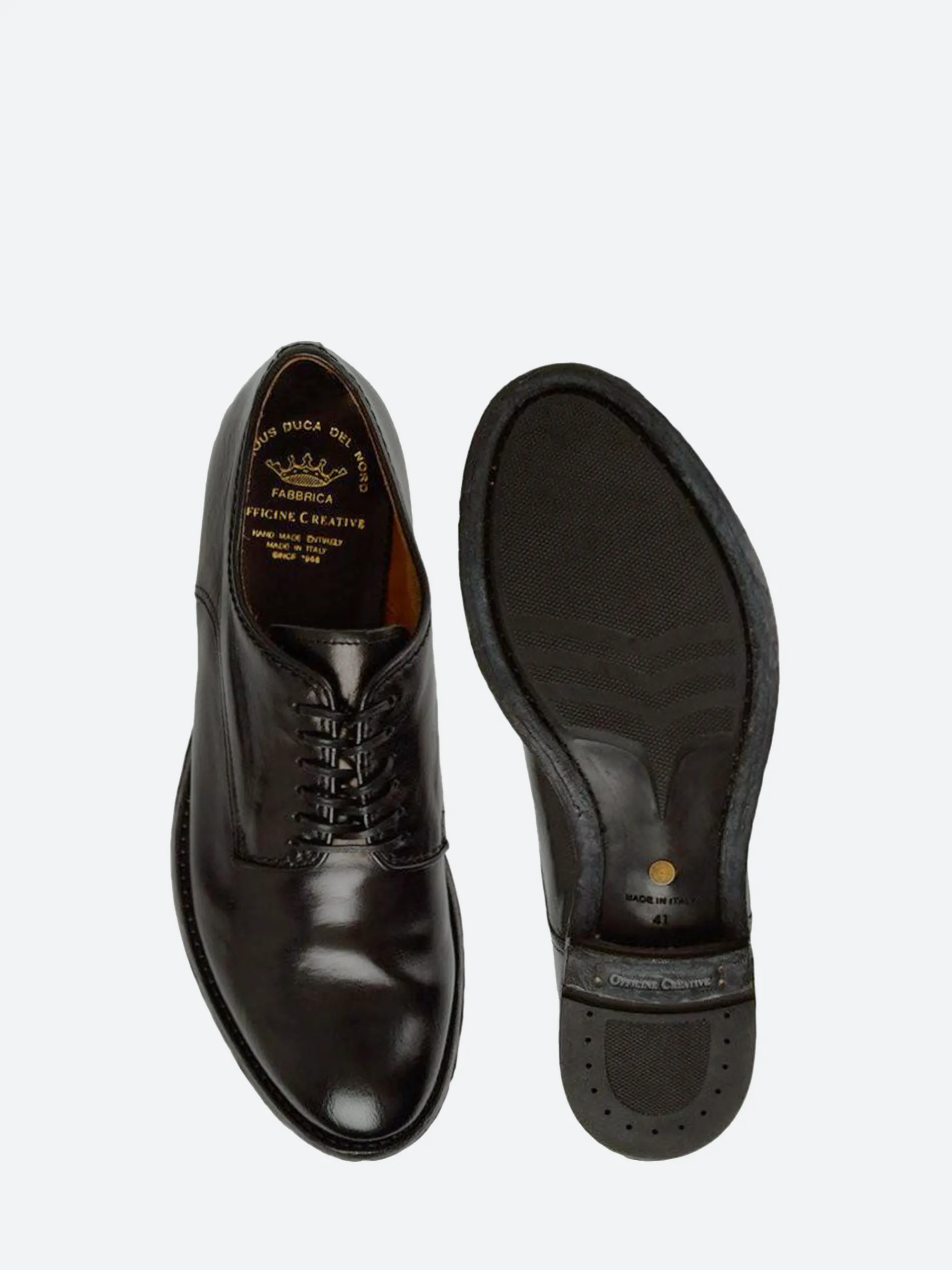 Officine Creative - Anatomia 12 Derby in Nero Bufalo