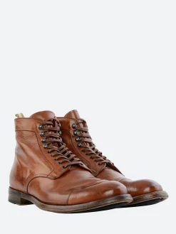 Officine Creative - Anatomia 16 Lace-Up Boots in Cuoio Bufalo