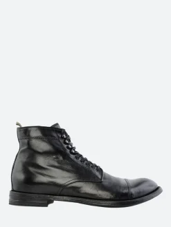 Officine Creative - Anatomia 16 Lace-Up Boots in Nero Bufalo