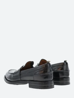 Officine Creative - Balance 011 Penny Loafers in Nero Bufalo
