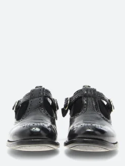 Officine Creative - Calixte 080 T-Bar Shoes in Nero Ignis