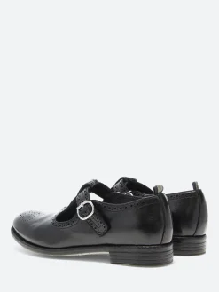Officine Creative - Calixte 080 T-Bar Shoes in Nero Ignis