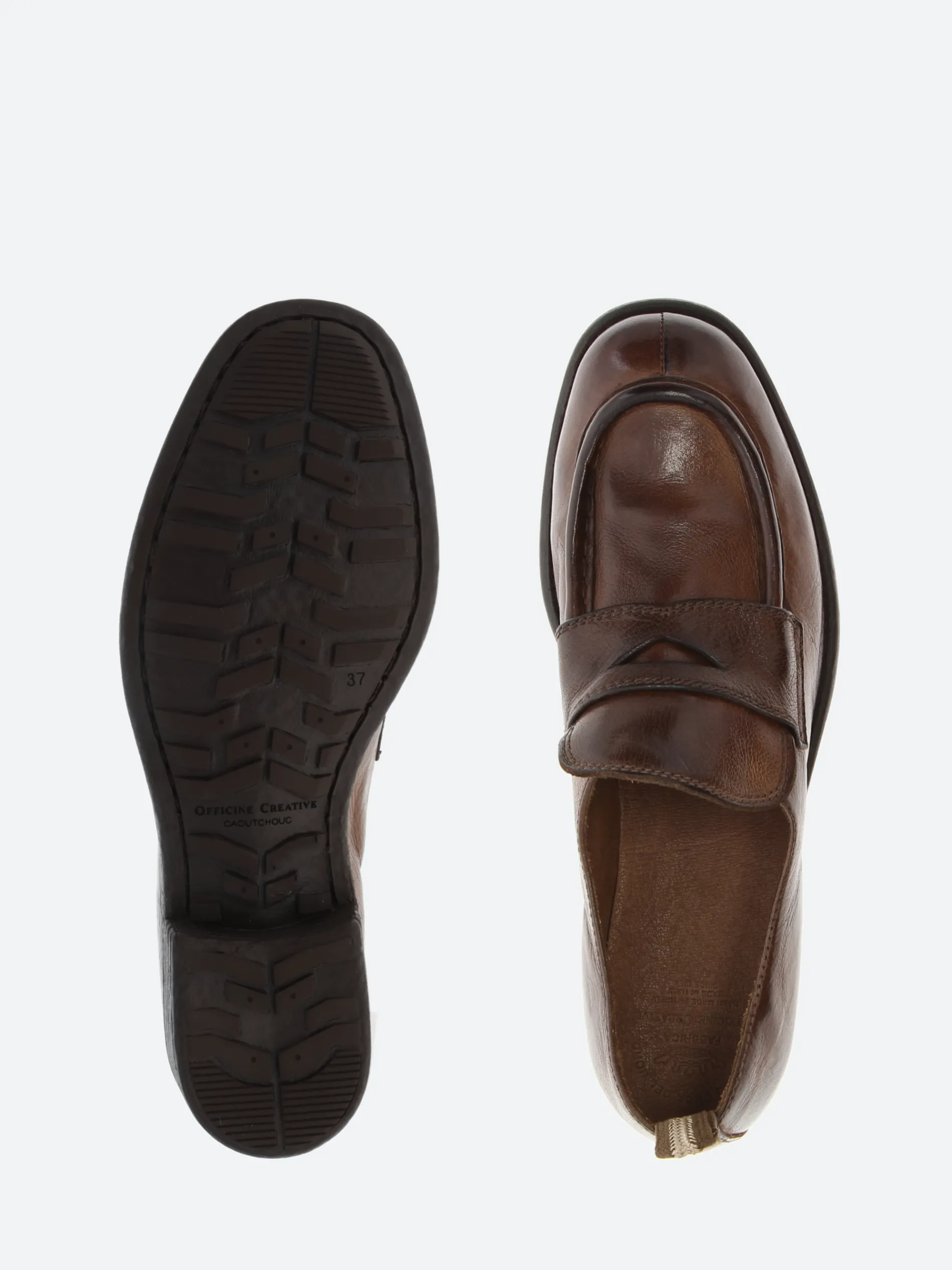 Officine Creative - Calixte 020 Loafers in Cigar Ignis