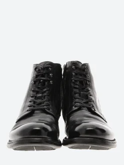 Officine Creative - Chronicle 004 Lace-Up Boots in Nero Ignis
