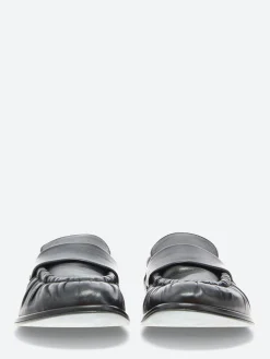 Officine Creative - Fontayne 007 Penny Loafers in Nero Guanteria