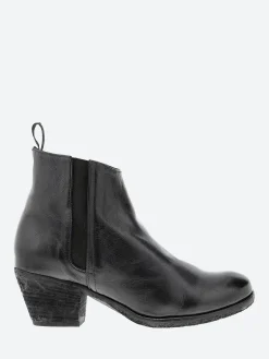 Officine Creative - Giselle 056 Heeled Chelsea Boot in Navy