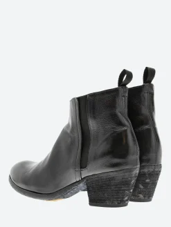 Officine Creative - Giselle 056 Heeled Chelsea Boot in Navy