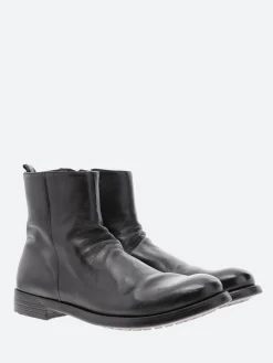 Officine Creative - Hive 10 Ankle Boots in Nero Ignis