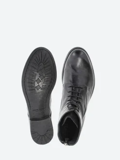 Officine Creative - Hive 16 Lace-Up Boots in Nero Ignis