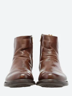 Officine Creative - Hive 10 Ankle Boots in Cigar Ignis