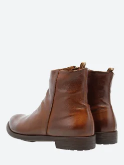 Officine Creative - Hive 10 Ankle Boots in Cigar Ignis