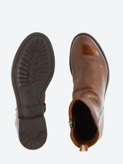 Officine Creative - Hive 10 Ankle Boots in Cigar Ignis