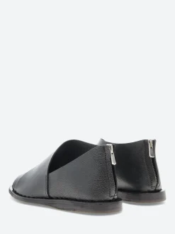 Officine Creative - Itaca 046 Peep Toe Sandals in Nero Ignis