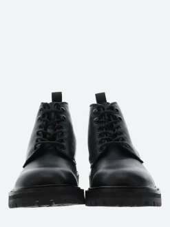 Officine Creative - Joss 001 Lace Up Boots in Nero Buttero